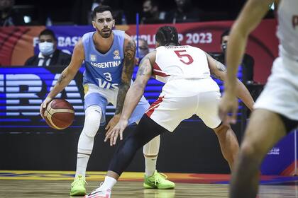 Encuentro entre la selección Argentina de Básquet y Panamá.