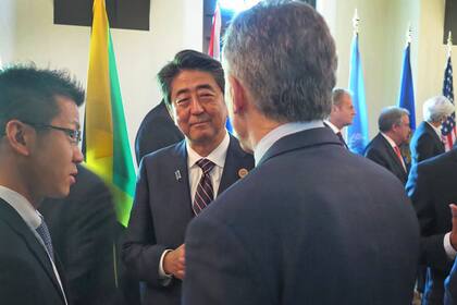 Encuentro entre Macri y el primer ministro japonés Shinzo Abe