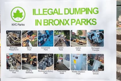 Endurecen las sanciones para quienes arrojen residuos en parques de Nueva York