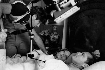 Roman Polanski, Faye Dunaway y Jack Nicholson en Chinatown