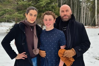 Enero de
2025. Con el menor de la
familia, Benjamin, quien
tenía 9 años cuando su
madre murió