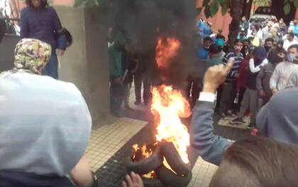 Enfrentamientos en la municipalidad de la ciudad de La Rioja, el 2 de noviembre