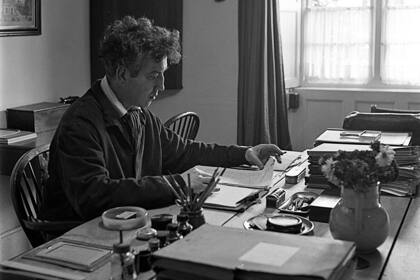 El poeta Robert Graves, autor de La diosa blanca