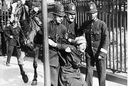 "Si las mujeres en Londres en los años 1900 no se cabrean, no votamos".