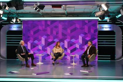 Enrique Abatti (Abatti & Roca Abogados), Verónica Rubí (LA NACION) Y José Luis Griselli (Asociación en Defensa de Inquilinos)