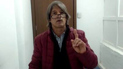 Enrique Blaksley, en su nueva indagatoria desde el penal de Ezeiza, el 7 de octubre de 2021