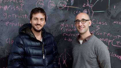 Enrique Cortés Funes (izq.) y Alejandro Repetto, dos de los fundadores de Space AI