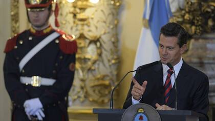 Enrique Peña Nieto dijo que aspira "a un acuerdo de libre comercio" entre Argentina y México