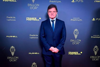 Enrique Sacco en la gala del Balón de Oro