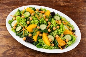 Ensalada de garbanzos y naranja