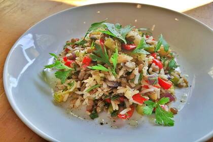 Ensalada de Lentejas de Pamela Villar