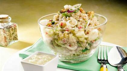 Recetas caseras: ensalada de pastas y legumbres