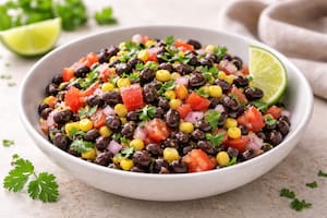 Ensalada de porotos negros