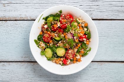Ensalada de quinoa y ricota