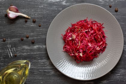 Ensalada de remolacha y repollo
