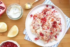 Ensalada fría de couscous de coliflor