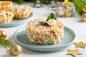 Ensalada rusa para Navidad