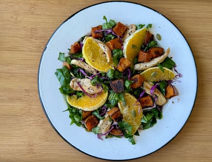 Ensalada tibia otoñal