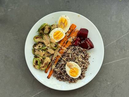 Ensalada tibia otoñal