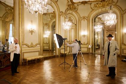 Ensayo en el Salón de Baile del Palacio Errázuriz