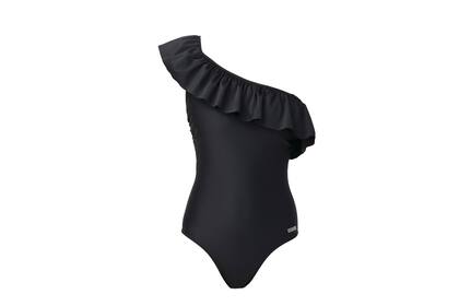 Enteriza con volados. Las Natalias, $1400