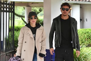 El reencuentro de Nico Vázquez y Gimena Accardi en el último adiós al representante de actores Alejandro Farrell