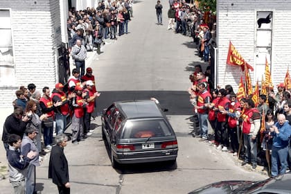 El entierro de Mariano Ferreyra