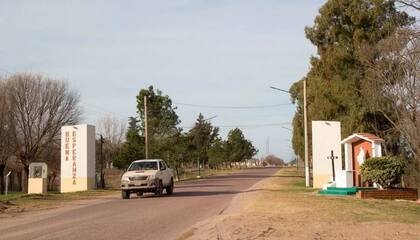 Entrada a la localidad de Buena Esperanza
