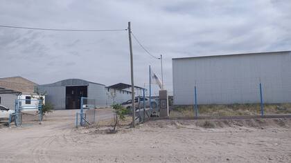 Entrada al taller de SCT, en General Roca, Río Negro