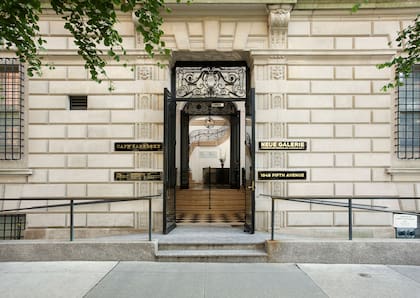 Entrada de la Neue Galerie en Nueva York