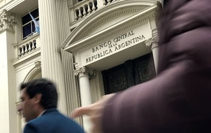 Entrada del Banco Central de la República Argentina 