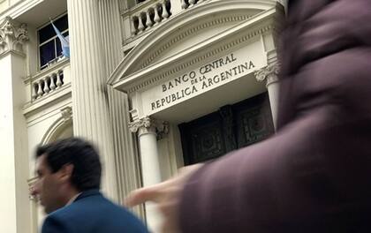 Entrada del Banco Central de la República Argentina