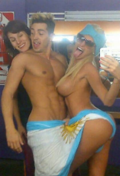 "Entrando en calor", escribió la vedette con esta imagen