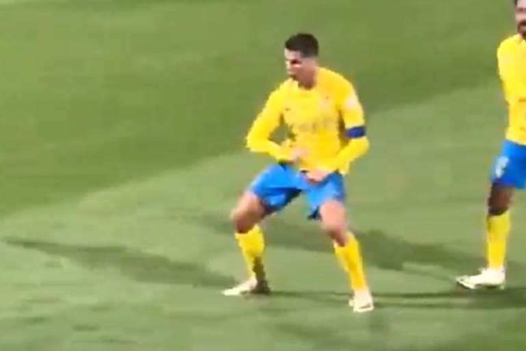 La grosera reacción de Cristiano Ronaldo al escuchar loas a Lionel Messi tras la victoria del Al Nassr