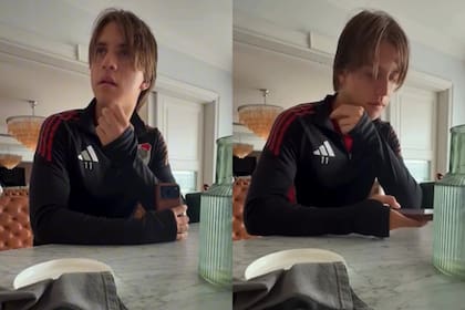 Entre lágrimas, Wanda Nara le hizo creer a su hijo que la dejó de seguir en Instagram y el adolescente quedó completamente desconcertado (Foto: Captura de video)