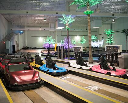 Entre las atracciones a la venta, se encuentra la pista completa de karts