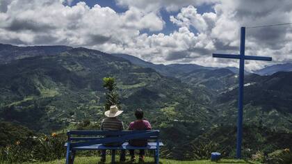 Entre las montañas, las plantaciones de café que hicieron resurgir al pueblo de Jardín
