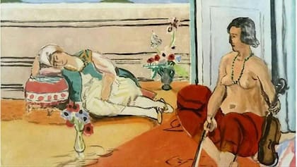 Entre las obras robadas está Odalisca en una terraza (1922), de Henri Matisse.