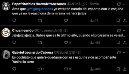 Entre las respuestas, la audiencia de Olga aprovechó para bromear al respecto