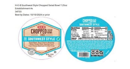 Entre las tiendas que comercializan los productos retirados, además de Walmart, Target y Publix, se encuentran otras cadenas populares como Amazon Fresh, Trader Joe’s, Aldi y 7-Eleven (Imagen de USDA)