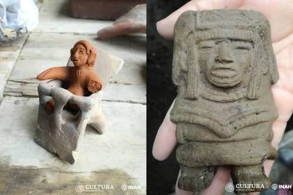 Entre los elementos encontrados había figuras de barro y elementos constructivos que fueron clave para conocer aspectos de la vida de los pobladores