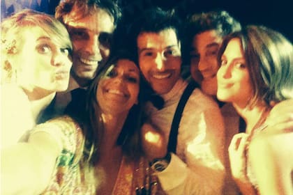 Entre los invitados al casamiento estuvieron Gustavo López, Agustina Casanova, Germán Paolosky, Sabrina Garciarena y Luciana Aymar