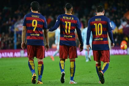 Entre Messi, Suárez y Neymar ganaron 10 títulos en Barcelona con la "MSN"
