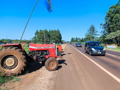Entre otros lugares hubo concentraciones en San Vicente, Misiones