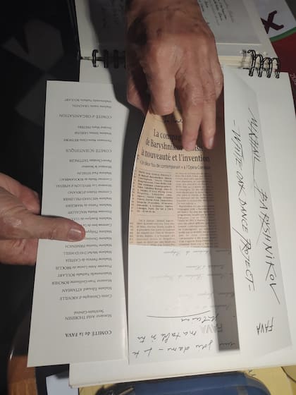 Entre sus memorias, presentaciones de Mijaíl Barýshnikov