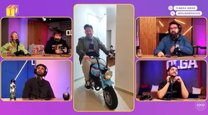 Entre sus pasatiempos, el chef es fanático de los Legos y las motos Honda Monkey, que ya no se fabrican. Foto: captura Sería increíble, Olga