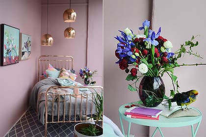 Entre un rosa empolvado y un púrpura liviano, uno de los colores smoky más preponderantes