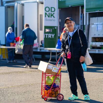 Entrega de comida gratuita realizada por Food Bank se realizará en diversos puntos del estado en lo que resta de agosto (X/@foodbankccs)