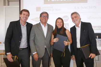 Gastón Roitberg, Carlos Roberts, Carola Cinto y Héctor Guyot