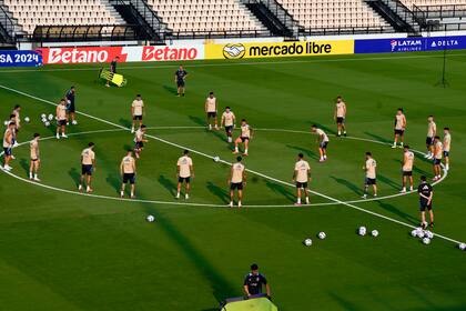 Entrenamiento Copa América en Atlanta